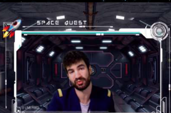 team building online space quest